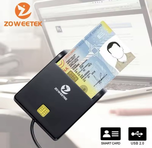 Lecteur De Smart Carte Zoweetek Lecteur Electronique pour Iso 7816