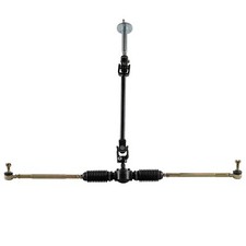 Steering Wheel Gear Rack Pinion Shaft Tie Rod Kit For Go Kart ATV Drift Trike