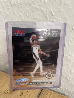 2023-24 Panini Hoops Premium Stock NBA Victor Wembanyama Rookie Attack the Rack