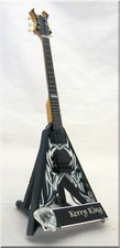 KERRY KING Slayer Tribal Miniature Guitar w/ Guitar Pick