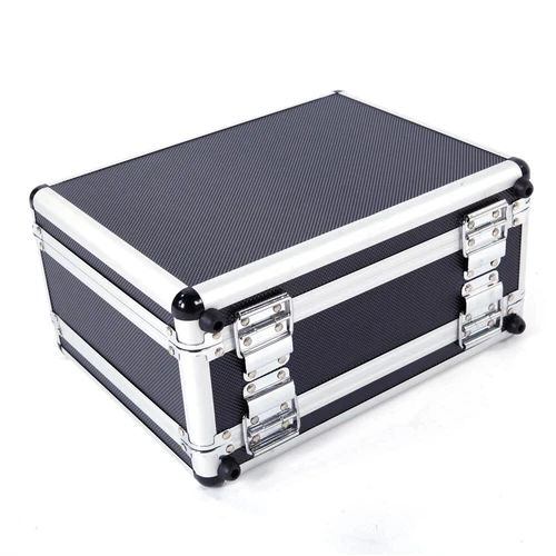 US Aluminum Framed HandGun Pistol Locking Box Hard Storage Carry Case 30*15*23cm - Picture 9 of 13