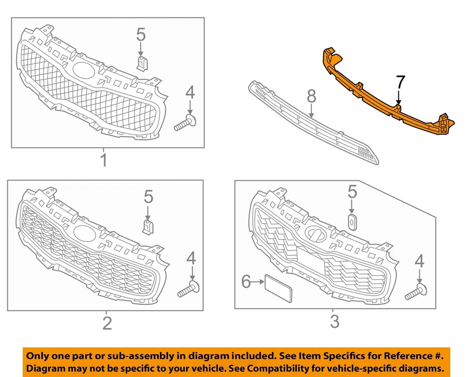 Parrilla central delantera usada se adapta a: Kia Sportage 2017 tracción delantera central grado A Foto 3 de 4