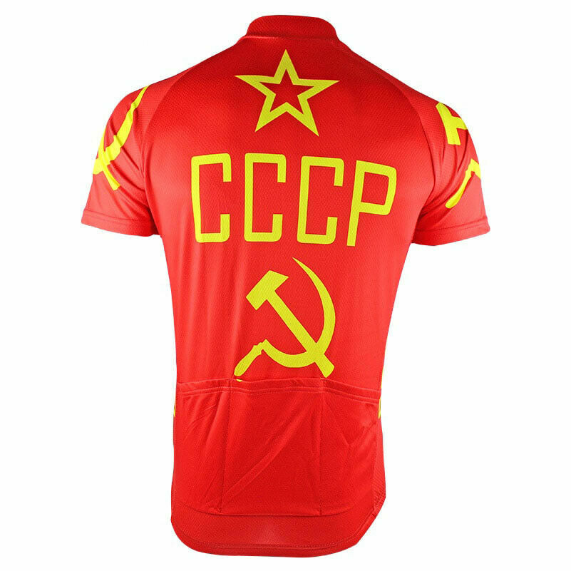 Retro RUSSIA SOVIET UNION CCCP Cycling Jersey Bicycle Jersey Cycling ...
