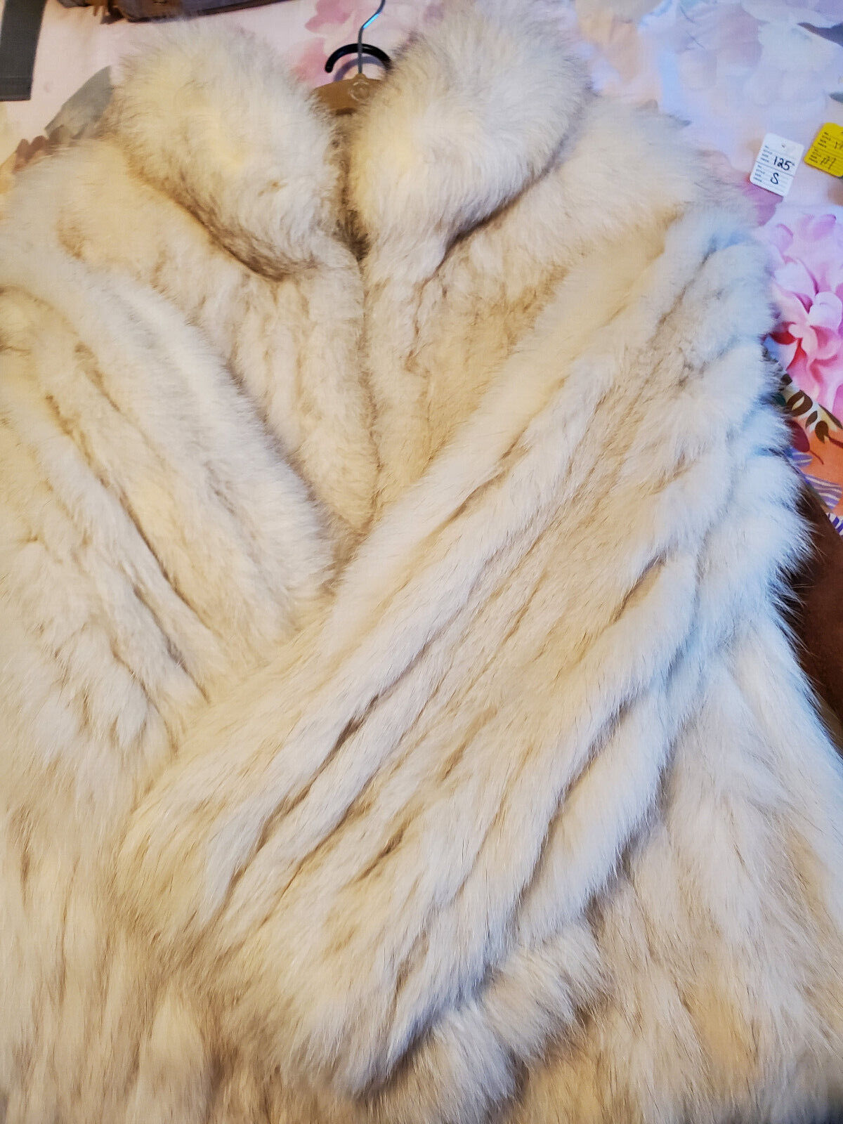 VINTAGE Saga Fox blue fox fur coat small