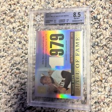 2004 Topps Tribute HOF Relics Willie Mays Uni White BGS 8.5