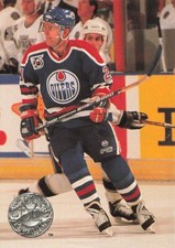 1991 Pro Set Platinum  #35 Vincent Damphousse Edmonton Oilers