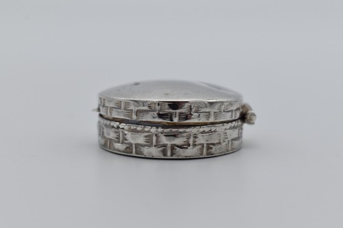 Olla de pastillas moderna de plata esterlina Millenium snuff box 2000 - Imagen 3 de 7