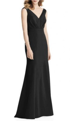 Jenny Packham Sleeveless Cowl-Back Trumpet Gown JP1032