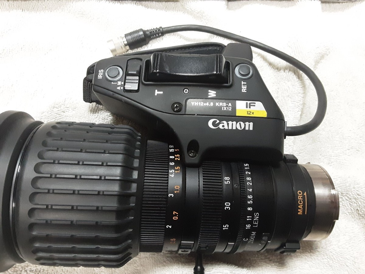 Canon YH12x4.8 KRS-A 4.8-58mm Wide lens | eBay