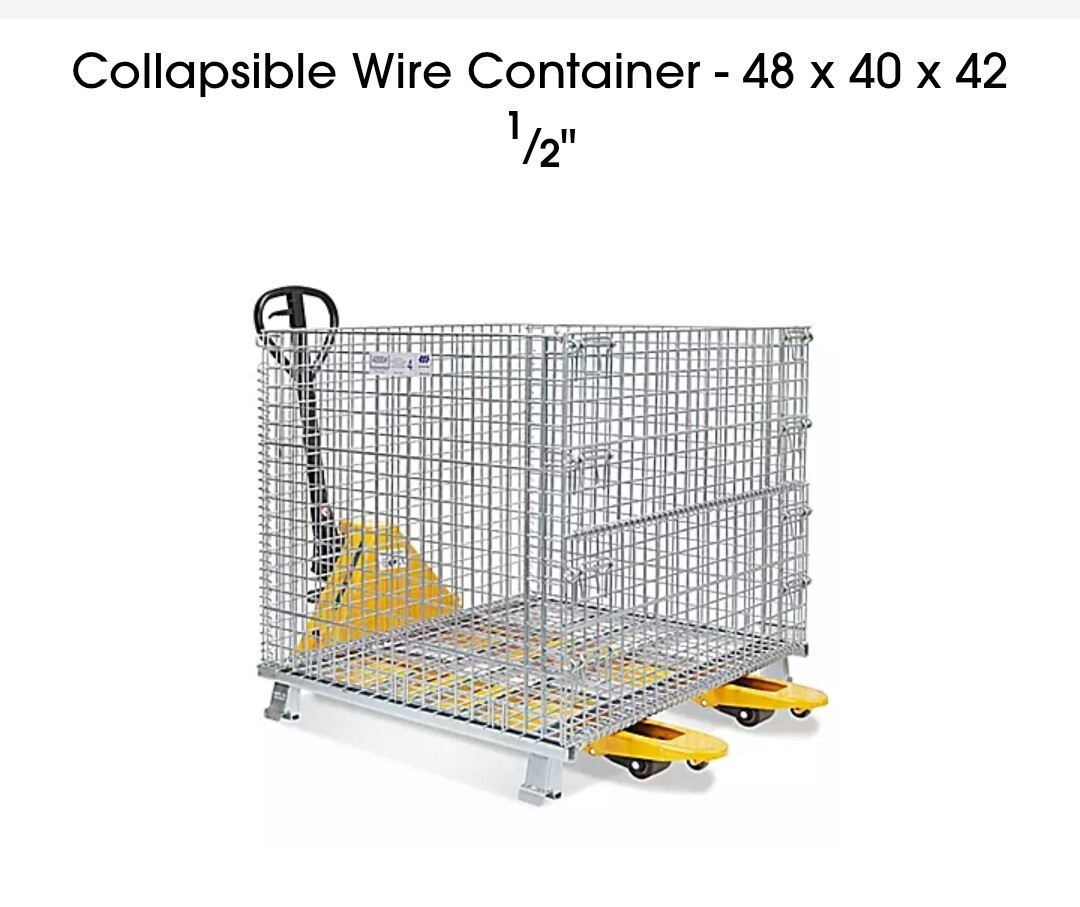 Collapsible Wire Container 