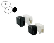 I.KEY2000/4 M/U W/B - PESS INSERITORE RS485 ON/OFF O 4PARZ. CENTRALI COMPATIBILI
