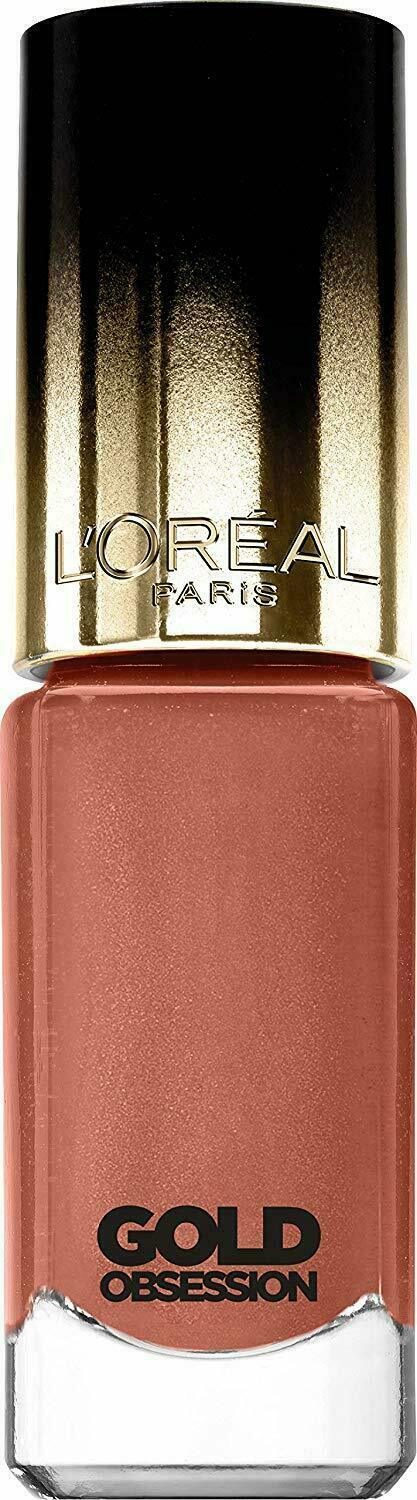 L'OREAL COLOR RICHE NAIL POLISH - NUDE GOLD 5ml