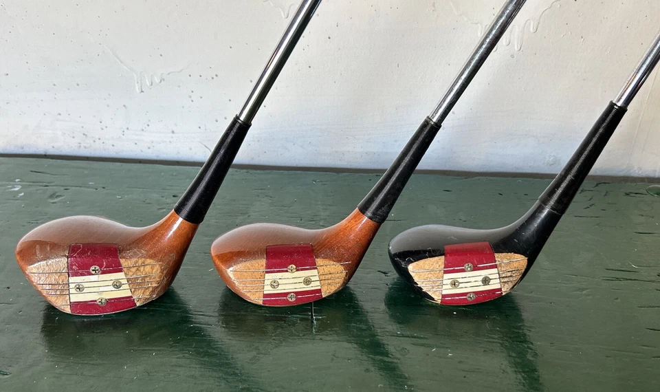 Wilson Staff Tour Block Persimmon Driver - 3 - 4 Woods Set 4300 - Image 3 of 4