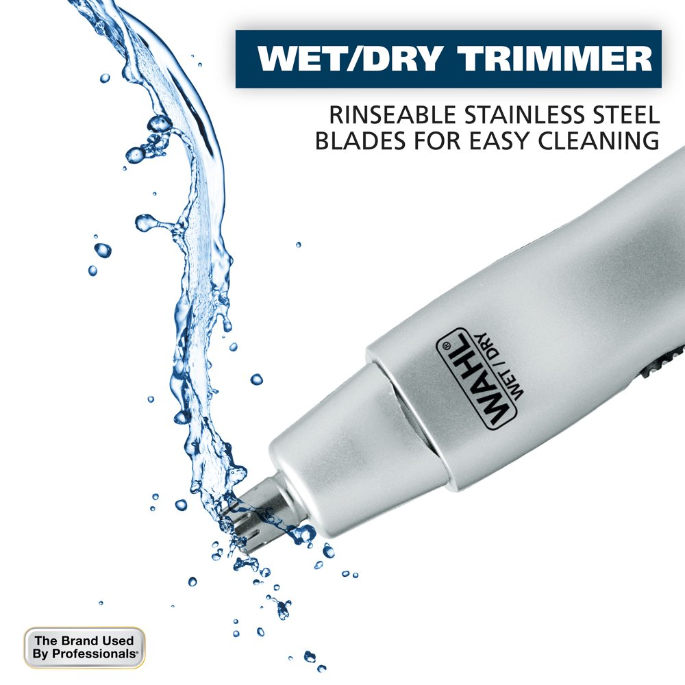 3-In-1 Personal Trimmer Clipper - Ear, Nose & Brow Wet/Dry Hygienic ...