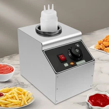 650ML Electric Countertop Nacho Cheese Sauce Warmer Pump Dispenser 110 V 80W US