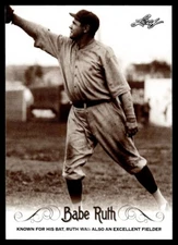 2016 Leaf Babe Ruth Collection Babe Ruth Yankees