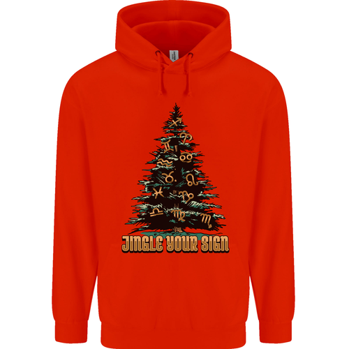 Jingle Your Star Sign Funny Christmas Xmas Childrens Kids Hoodie - Picture 17 of 68