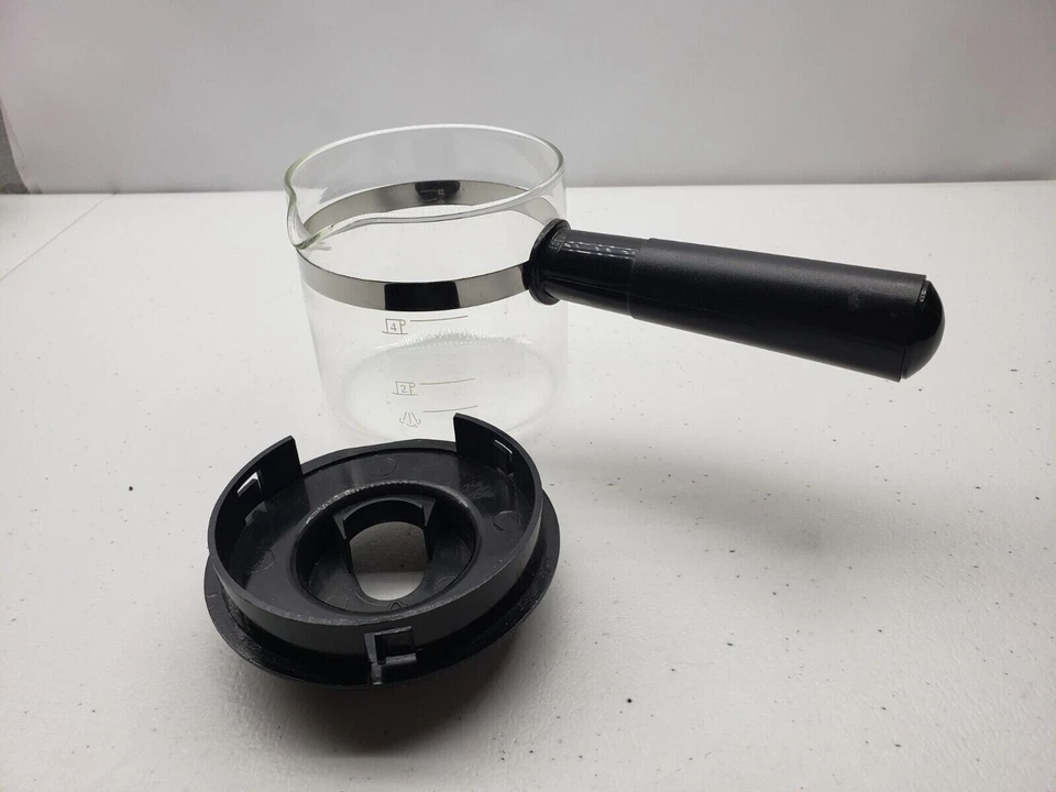 Cafeteira espresso Mr 4 xícaras de vidro garrafa decantador ECM150 ECM160 ECM250 ECM260 - Imagem 2 de 2