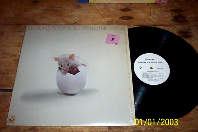 TRIUMVIRAT ( ILLUSIONS ON A DOUBLE DIMPLE ) ORIG 1973 PROMO LP in shrink NM-