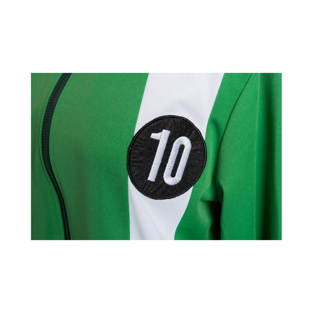 Ben10 Ultimate Alien Cosplay Costume Ben Tennyson Green Coat Zip-up Jacket