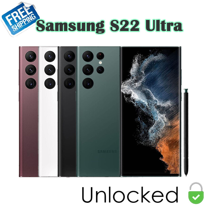 Samsung Galaxy S22 Ultra 5G S908U 128GB Factory Unlocked Android