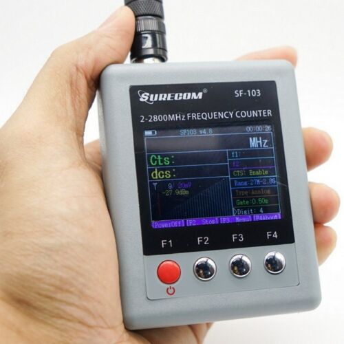 SURECOM SF-103 Portable Frequency Counter 2MHz-2.8GHz with TFT Color Display - Picture 1 of 12