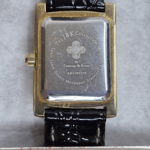 Jacqueline Bouvier Kennedy Wrist Watch Replica Crystal Gold Plate New Battery - Picture 6 of 7