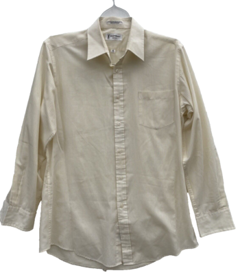 YVES SAINT LAURENT Chemises Vintage Men's 16 (32-33) yellow Button