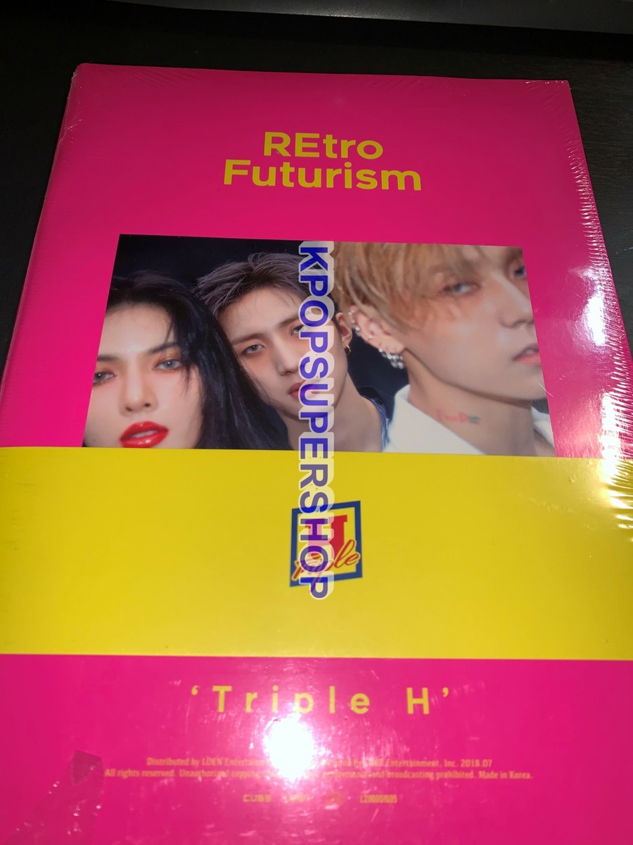 Triple H 2nd Mini Album Retro Futurism CD Photobook