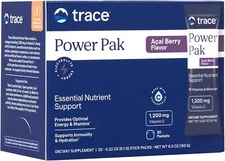 Trace Minerals | Power Pak Electrolyte Powder Packets | 1200 mg Vitamin C, Zinc,