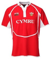 Adults Wales Welsh Rugby Cooldry Jersey 6 Nations Supporters