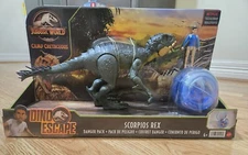 Jurassic World Park Camp Cretaceous Scorpios Rex Danger Pack Kenji Gyrosphere