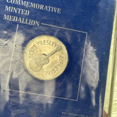 Elvis Presley Official Commemorative Minted Medallion 1977 His Legend Lives #A - Picture 10 of 24