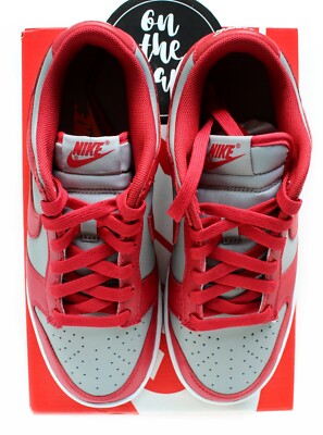 Nike Dunk Low Retro UNLV Grey Varsity University Red UK 5 6