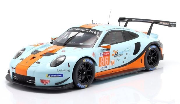 Porsche 911 RSR miniature 1/12 IXO voiture de course Le Mans 2018