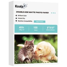 Koala Photo Paper Double-side Matte 8x10 Inches 100 Sheets 48LB 180GSM