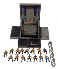 WWE Jakks Micro Aggression Crash & Bash Ring Playset 15 Figures Wrestling Toy