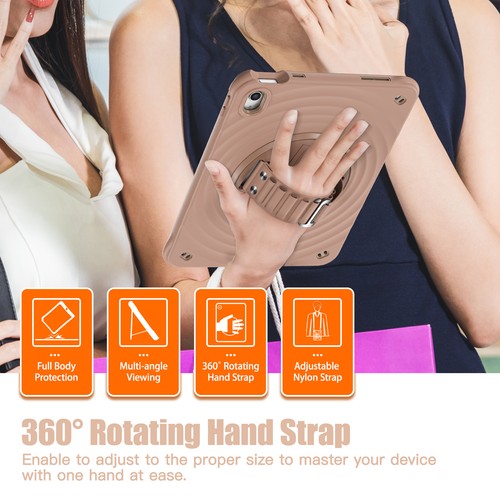 Ripple Shockproof Silikon Handschlaufe Ständer Hülle Cover für iPad (A16) 11. 2025 - Bild 21 von 41