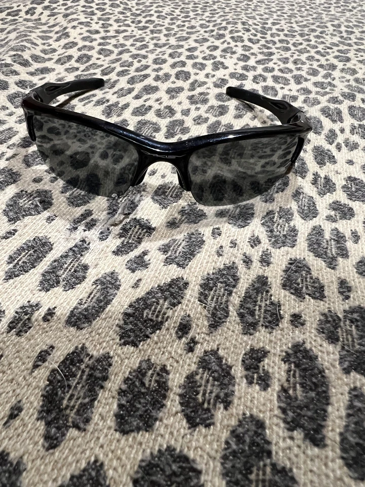 Oakley Half Jacket 2.0 Polished Black w/Polarized Lens Sunglasses - Image 4 of 4