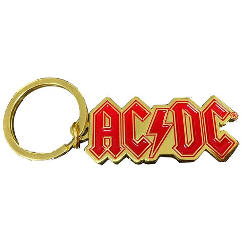 AC/DC Gold Band Logo Keyring Keyring One Size 5056737227826| eBay