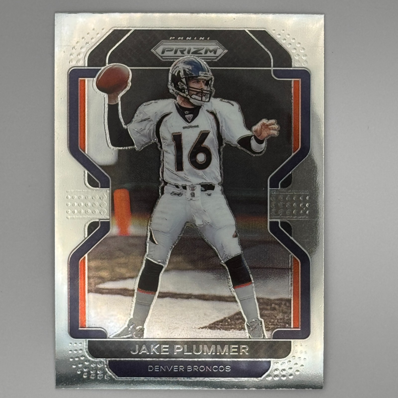 Jake Plummer #207 Silver Prizm 2021 Panini Prizm Football Denver Broncos NM