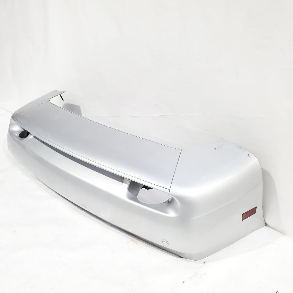 2003 Maserati Spyder Cambiocorsa OEM Complete Rear Bumper Silver With Sensors 