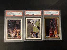 Michael Jordan 3 Card PSA 8 Graded Lot 92 Fleer, Topps, 95 UD CC Whitesox Bulls