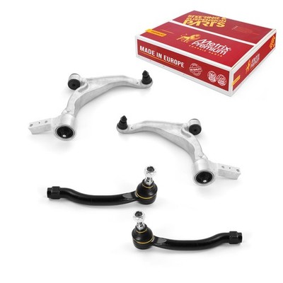 Front Lower Control Arm & Outer Tie Rod End Kit for 2009-2015 Honda Pilot