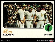 1973 Topps #360 Joe Rudi Photo is actually of Gene Tenace Athletics UER 5 - EX