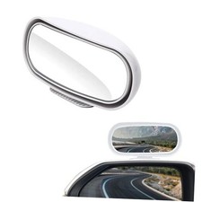 Car Blind Spot Mirror, Side Mirror Blind Spot, 360 Degree Convex Wide White