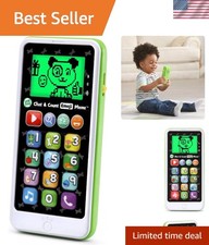 Fun Learning with Leapfrog Green Chat and Count Emoji Phone for Ages 18 