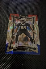 2024 Panini Select - Concourse Cameron Jordan #16 Red & Blue Shock Prizm