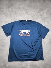 Airness T-Shirt Polyester Blau Herren XL Logo...