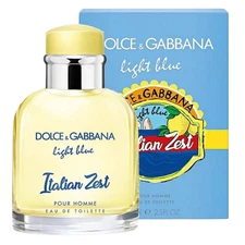 Dolce Gabbana Light Blue Italian Zest Pour Homme EDT 2.5 oz